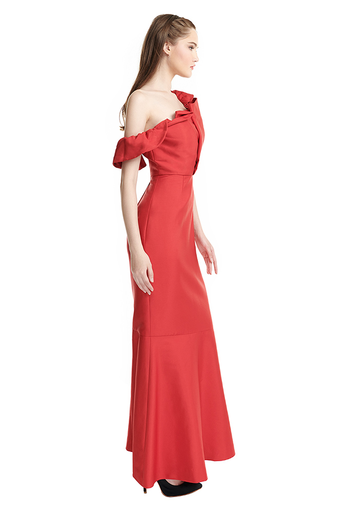 side view of the dress